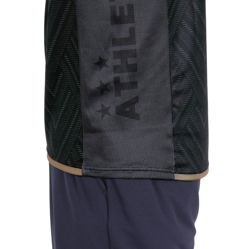 アスレタ（ATHLETA）（メンズ）サッカー フットサルウェア グラフィックプラクティスシャツ 2417 BLK