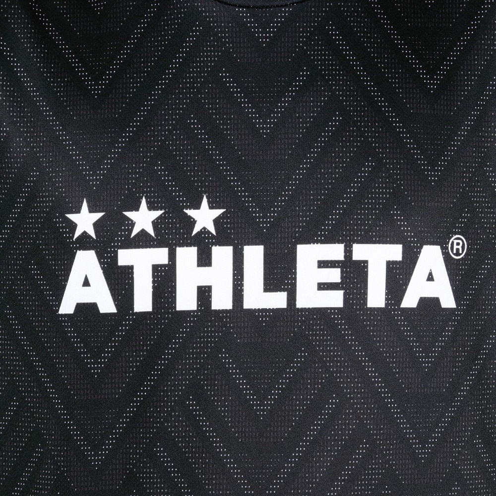 アスレタ（ATHLETA）（メンズ）サッカー フットサルウェア グラフィックプラクティスシャツ 2417 BLK