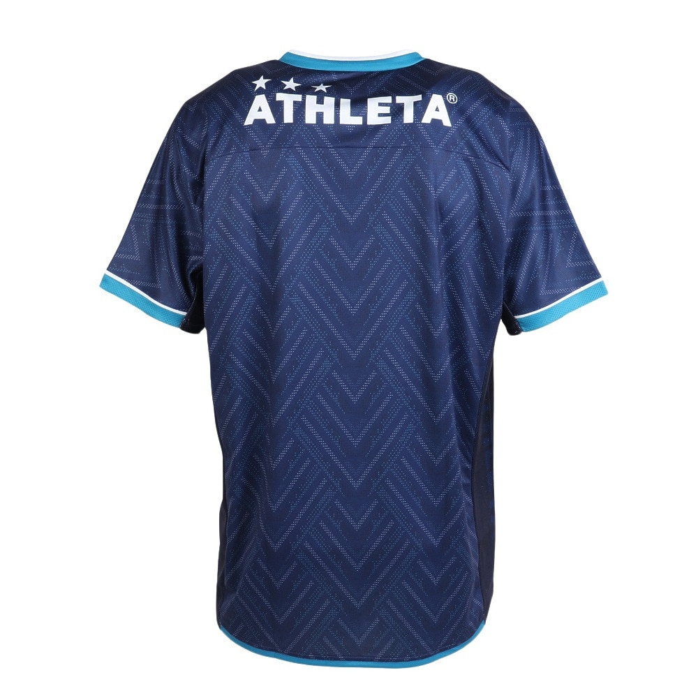 アスレタ（ATHLETA）（メンズ）サッカー フットサルウェア グラフィックプラクティスシャツ 2417 NVY