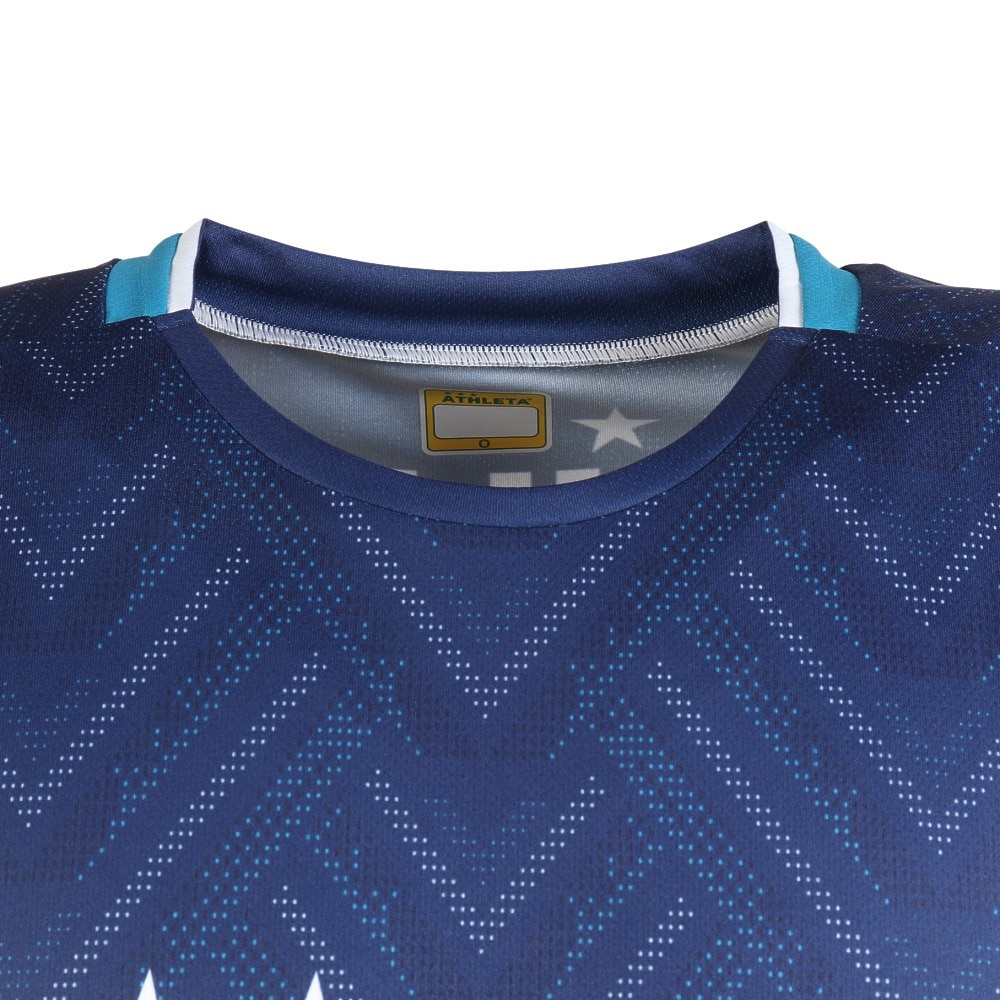アスレタ（ATHLETA）（メンズ）サッカー フットサルウェア グラフィックプラクティスシャツ 2417 NVY