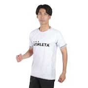 (メンズ)サッカー フットサルウェア 半袖 グラフィック プラクティスシャツ 2417 WHT