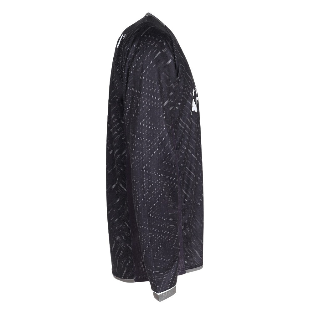 アスレタ（ATHLETA）（メンズ）サッカー フットサルウェア 長袖 グラフィック プラクティスシャツ 2418 BLK
