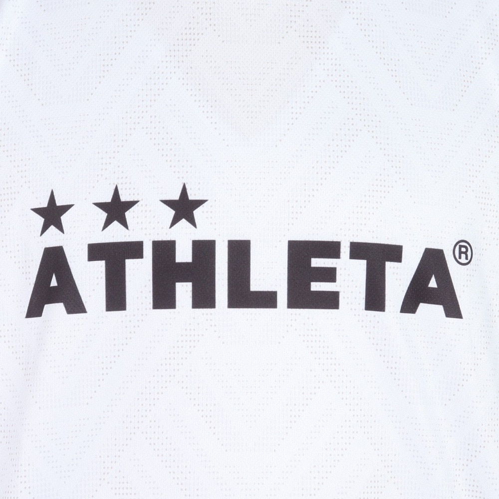 アスレタ（ATHLETA）（メンズ）サッカー フットサルウェア 長袖 グラフィック プラクティスシャツ 2418 WHT