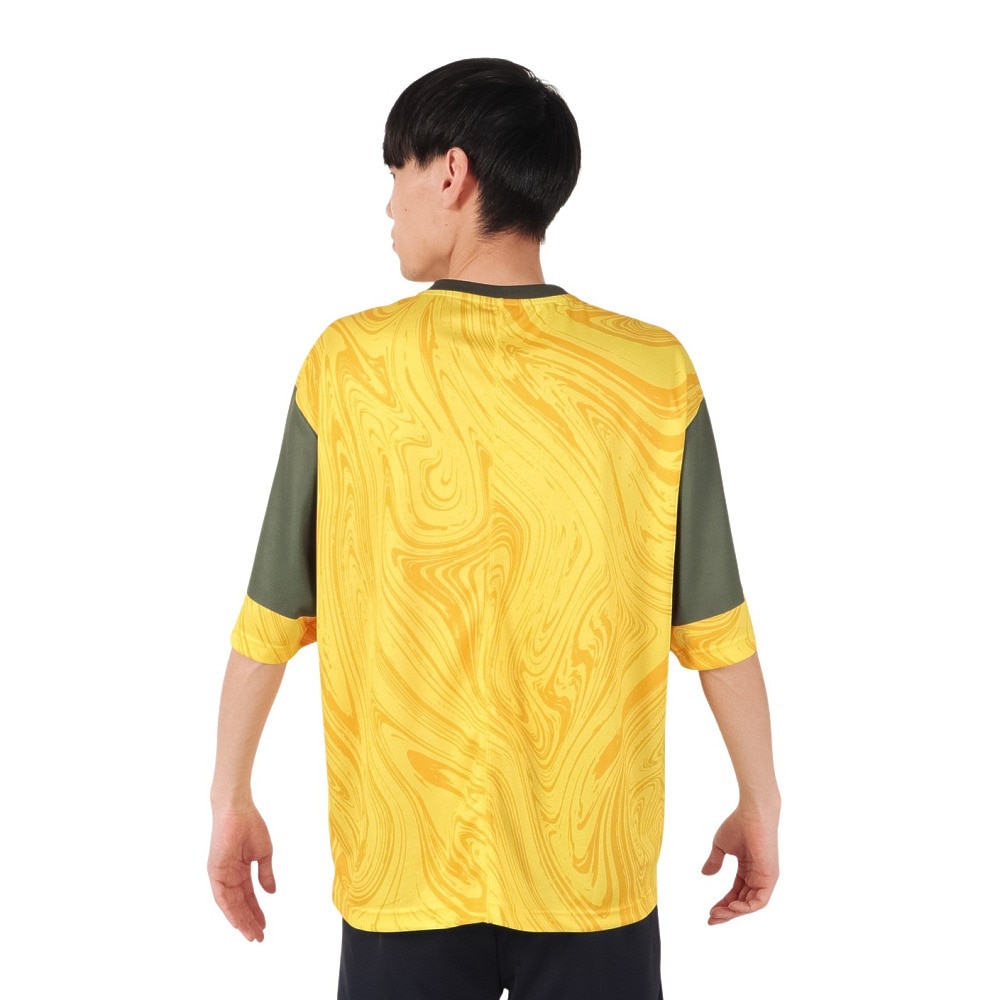 スパッツィオ（SPAZIO）（メンズ）サッカー フットサルウェア オーバーサイズ マーブル 半袖プラシャツ GE-1003-14