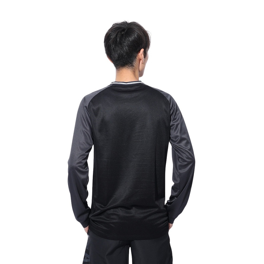スフィーダ（SFIDA）（メンズ）長袖シャツ プラクティスＴシャツ SA-24X50 BLK