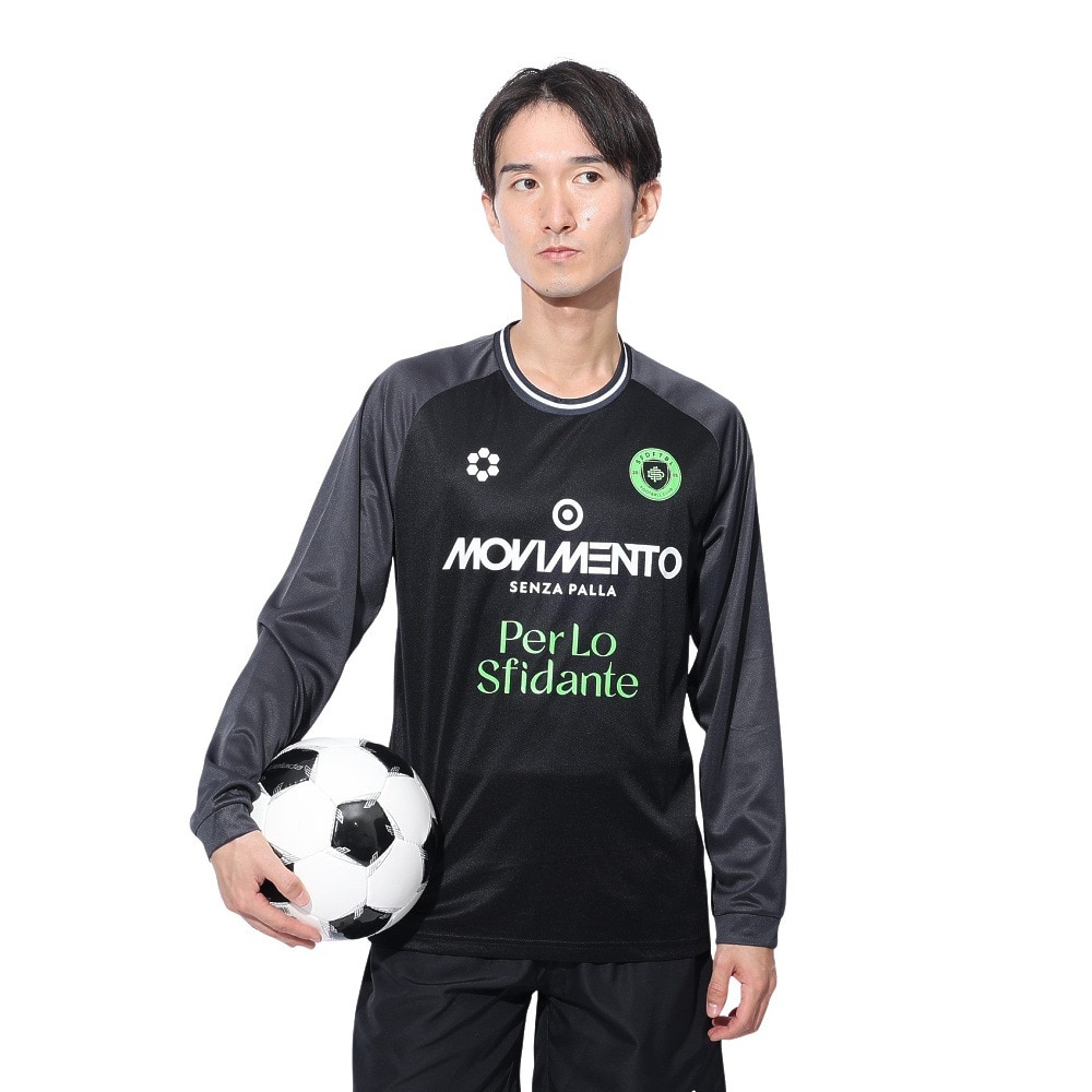 スフィーダ（SFIDA）（メンズ）長袖シャツ プラクティスＴシャツ SA-24X50 BLK