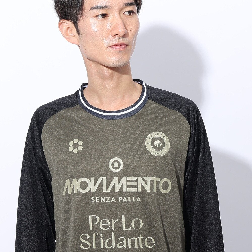 スフィーダ（SFIDA）（メンズ）長袖シャツ プラクティスＴシャツ SA-24X50 KHA