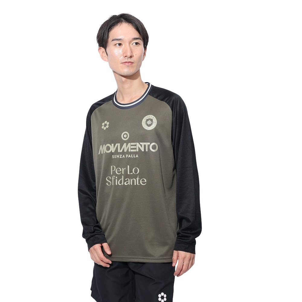 スフィーダ（SFIDA）（メンズ）長袖シャツ プラクティスＴシャツ SA-24X50 KHA