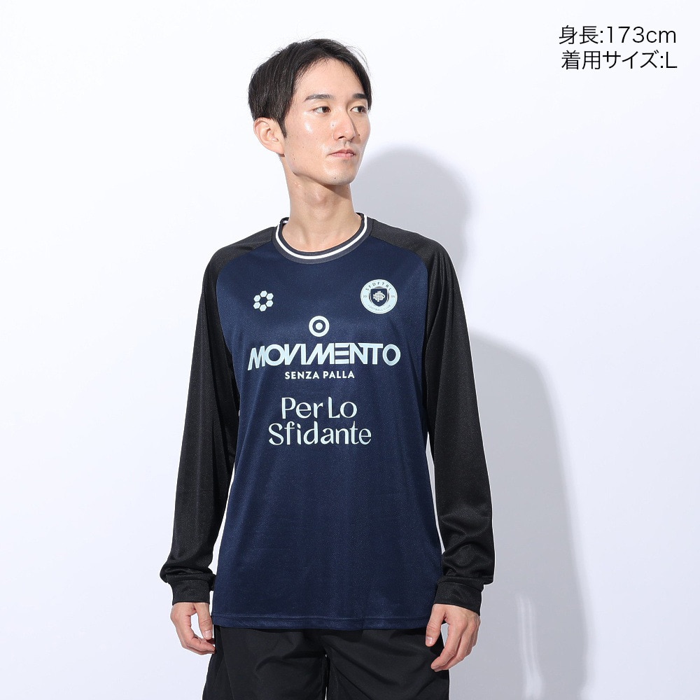 スフィーダ（SFIDA）（メンズ）長袖シャツ プラクティスＴシャツ SA-24X50 NVY