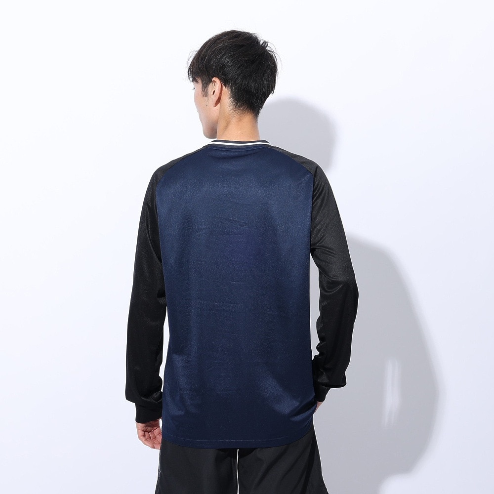 スフィーダ（SFIDA）（メンズ）長袖シャツ プラクティスＴシャツ SA-24X50 NVY
