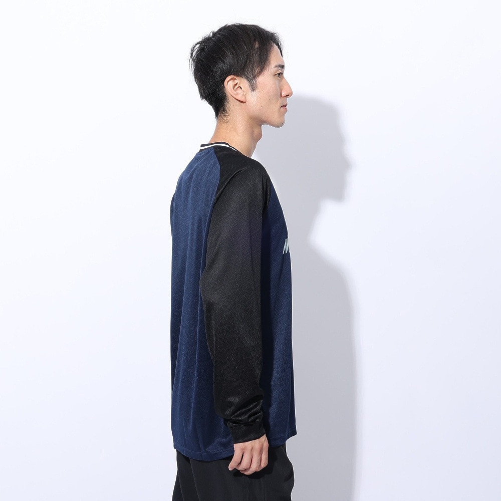 スフィーダ（SFIDA）（メンズ）長袖シャツ プラクティスＴシャツ SA-24X50 NVY