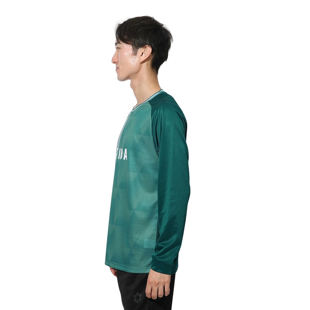 スフィーダ（SFIDA）（メンズ）長袖シャツ プラクティスＴシャツ SA-24X51 GRN