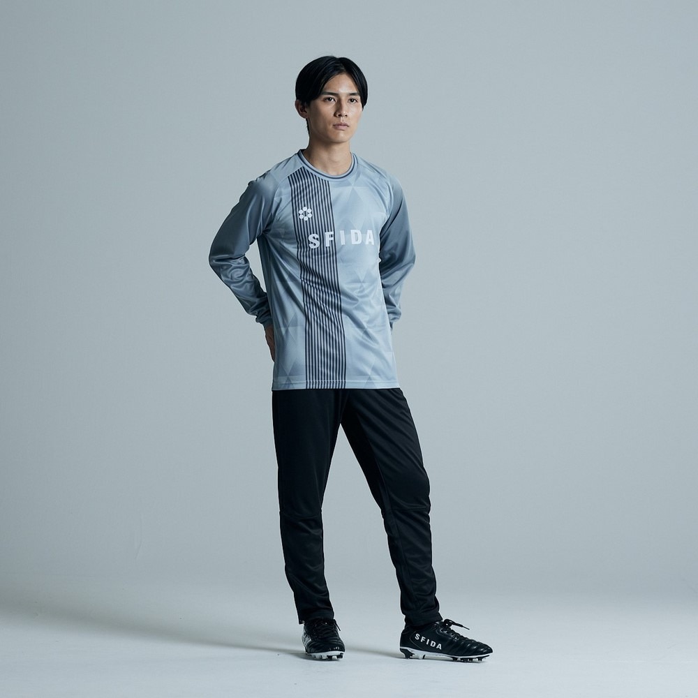 スフィーダ（SFIDA）（メンズ）長袖シャツ プラクティスＴシャツ SA-24X51 GRY