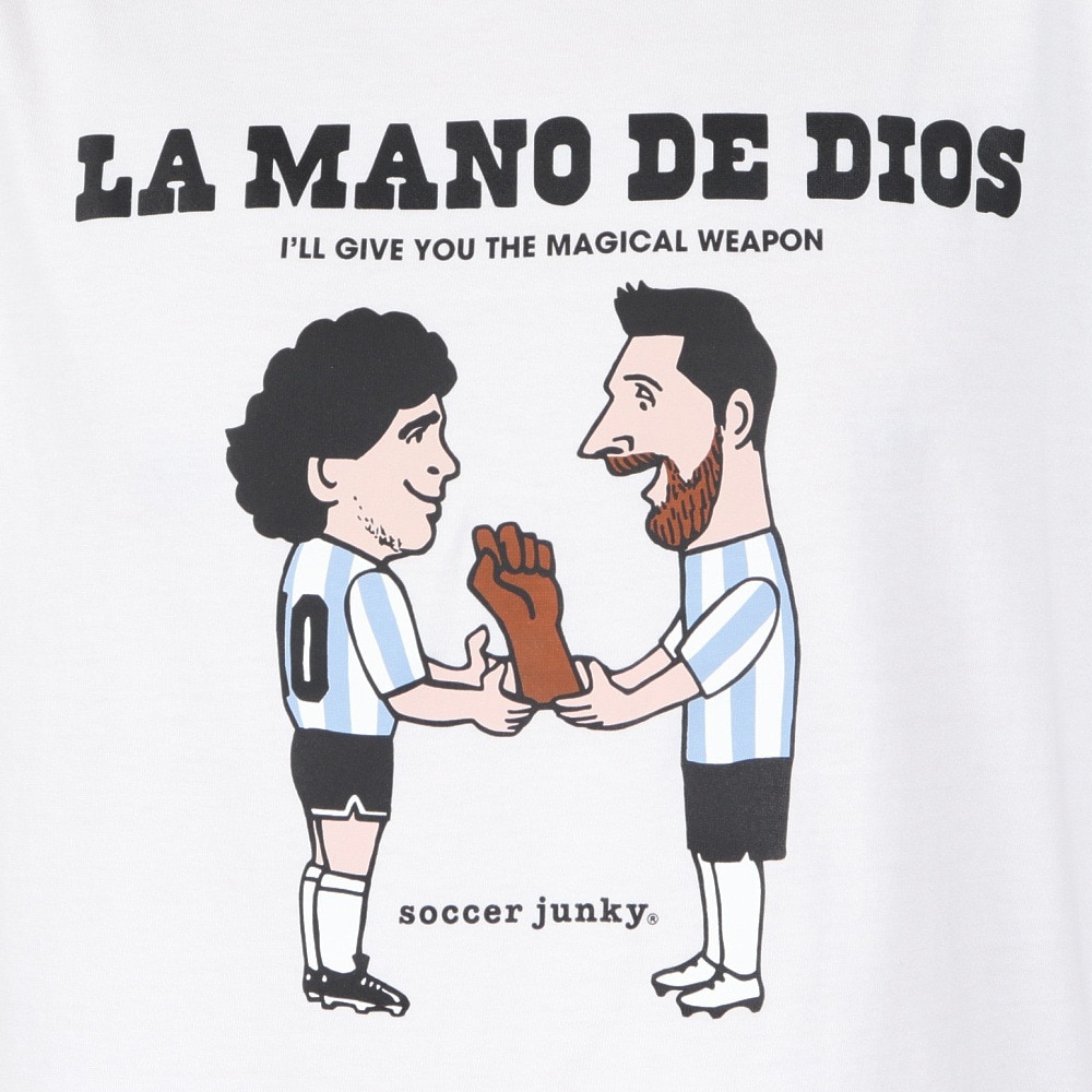 サッカージャンキー（soccer junky）（メンズ）サッカー フットサルウェア 神の手の継承 半袖Tシャツ SJ25B60-1