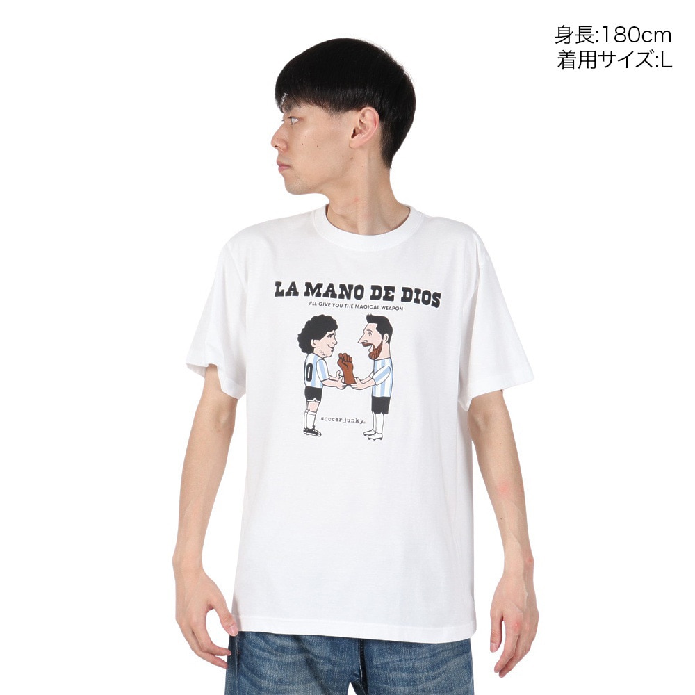 サッカージャンキー（soccer junky）（メンズ）サッカー フットサルウェア 神の手の継承 半袖Tシャツ SJ25B60-1