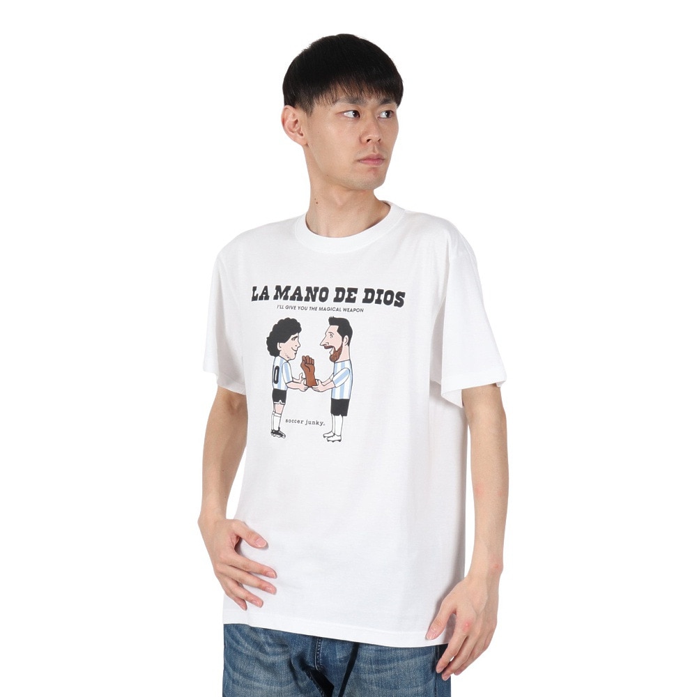 サッカージャンキー（soccer junky）（メンズ）サッカー フットサルウェア 神の手の継承 半袖Tシャツ SJ25B60-1
