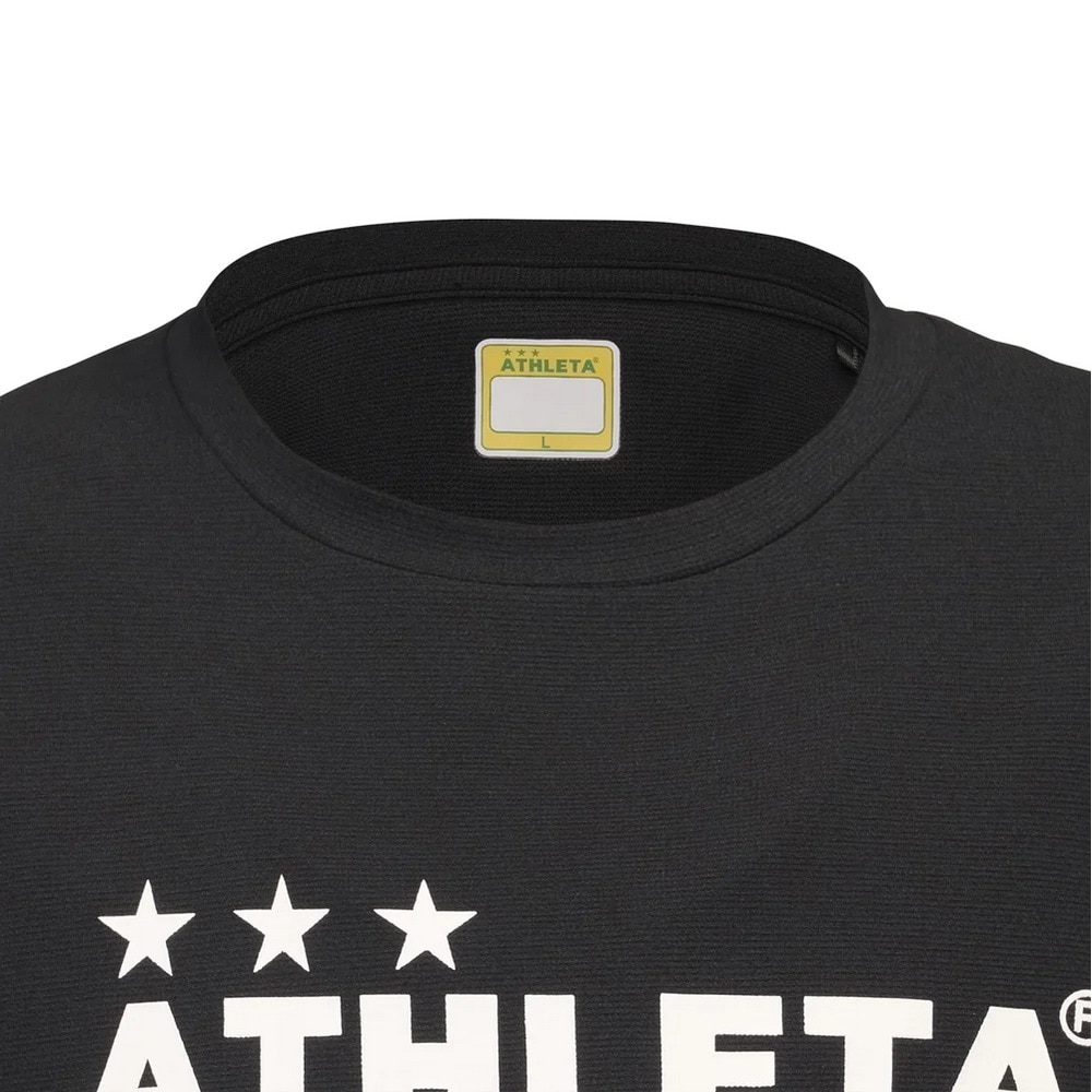 アスレタ（ATHLETA）（メンズ）サッカー フットサルウェア ドライフェザープラTシャツ 3398 BLK