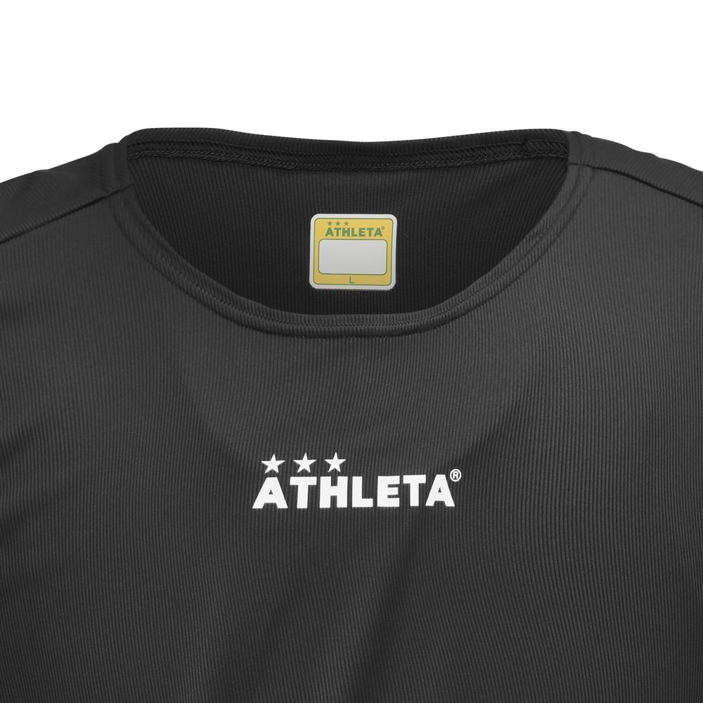 アスレタ（ATHLETA）（メンズ）サッカー フットサルウェア ベースレイヤー ノースリーブプラシャツ 1102 BLK
