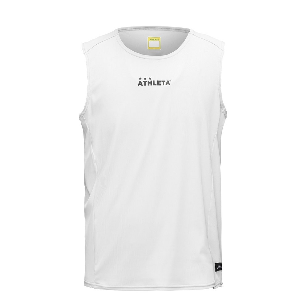 アスレタ（ATHLETA）（メンズ）サッカー フットサルウェア ベースレイヤー ノースリーブプラシャツ 1102 WHT