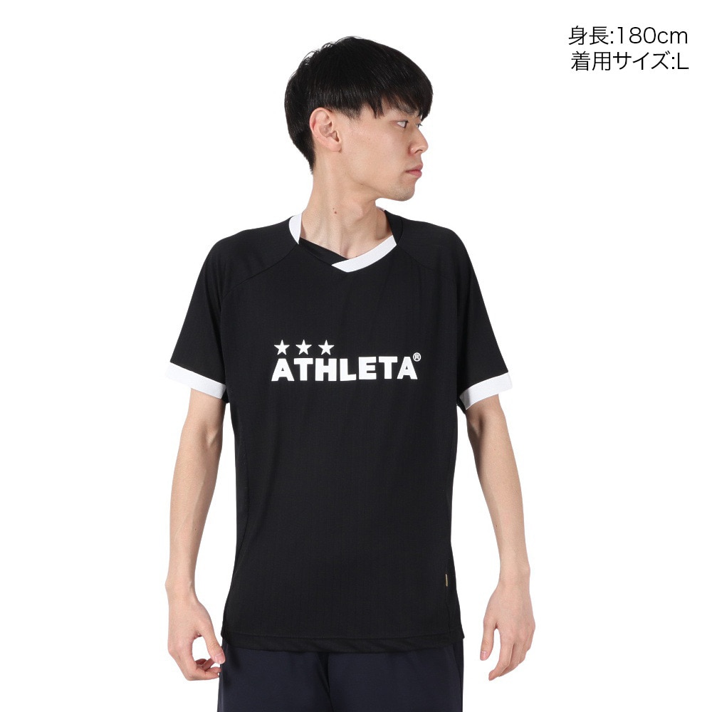 アスレタ（ATHLETA）（メンズ）サッカー フットサルウェア プラクティスシャツ 2421 BLK
