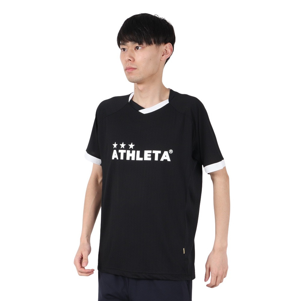 アスレタ（ATHLETA）（メンズ）サッカー フットサルウェア プラクティスシャツ 2421 BLK