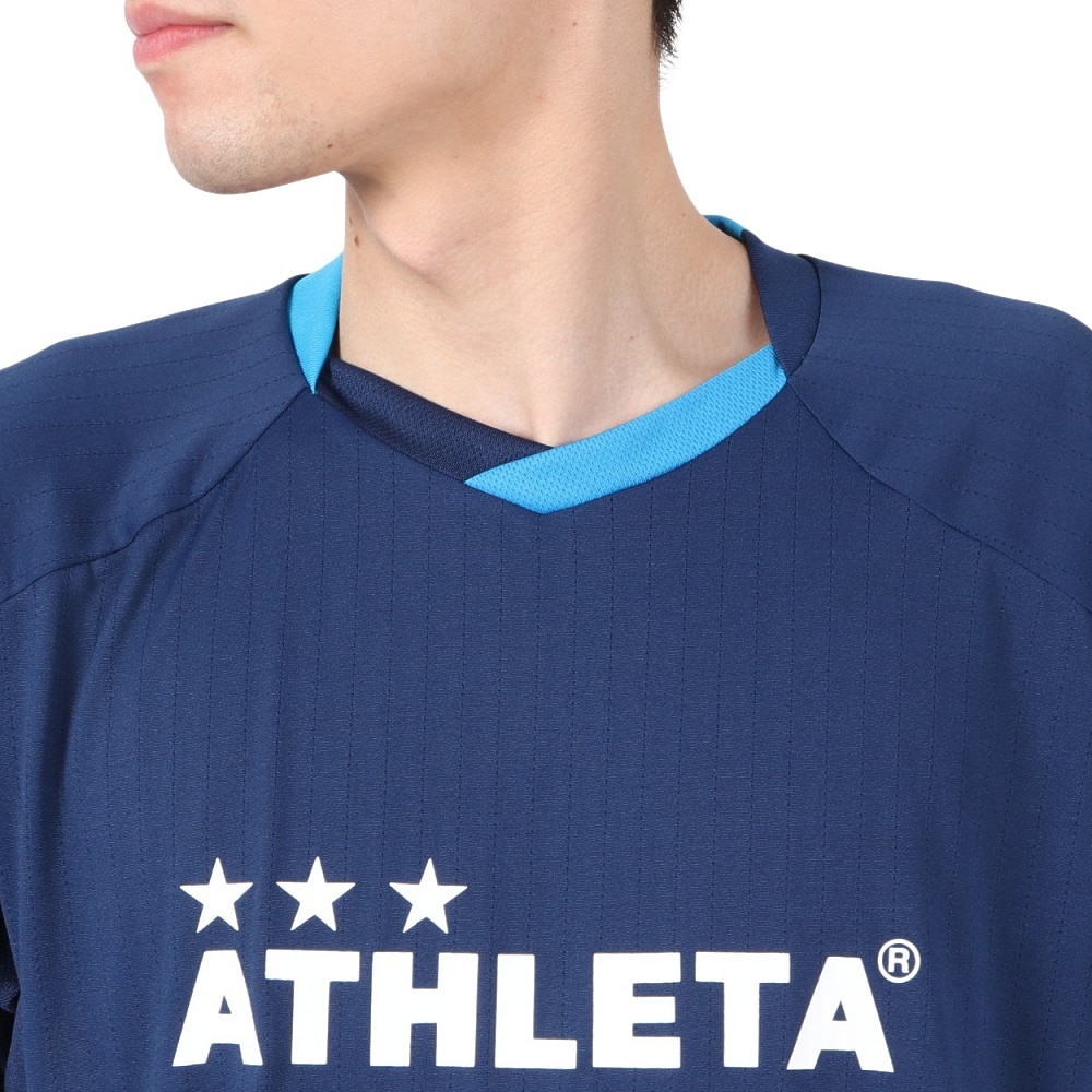 アスレタ（ATHLETA）（メンズ）サッカー フットサルウェア プラクティスシャツ 2421 NVY