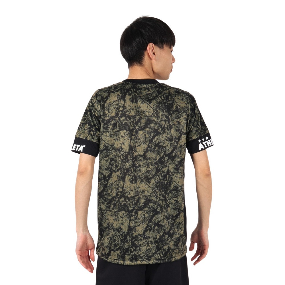 アスレタ（ATHLETA）（メンズ）サッカー フットサルウェア ドライ グラフィックプラクティスシャツ 2423 BEG