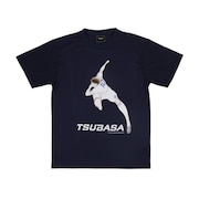 (メンズ、レディース)サッカー フットサルウェア TSUBASA PRA 半袖Tシャツ SA-25TS01 NVY