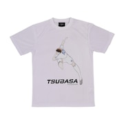 (メンズ、レディース)サッカー フットサルウェア TSUBASA PRA 半袖Tシャツ SA-25TS01 WHT