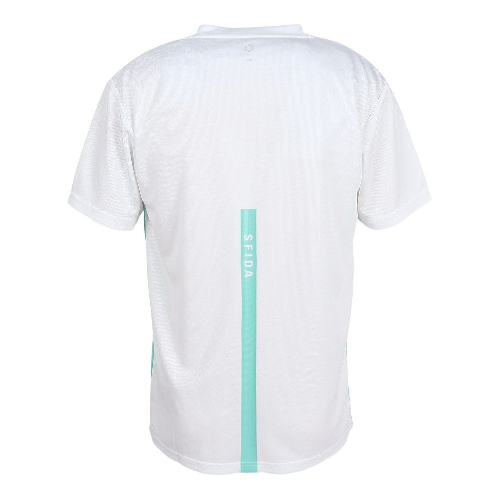 スフィーダ（SFIDA）（メンズ）サッカー フットサルウェア COOLTECT プラクティス 半袖シャツ SAK402SYZ WHT