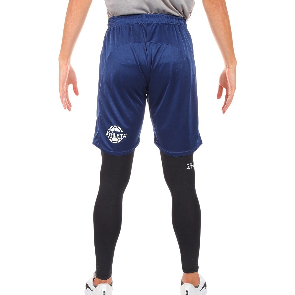 アスレタ（ATHLETA）（メンズ）サッカー フットサルウェア プラクティスパンツインナーセット XE-409 NVY
