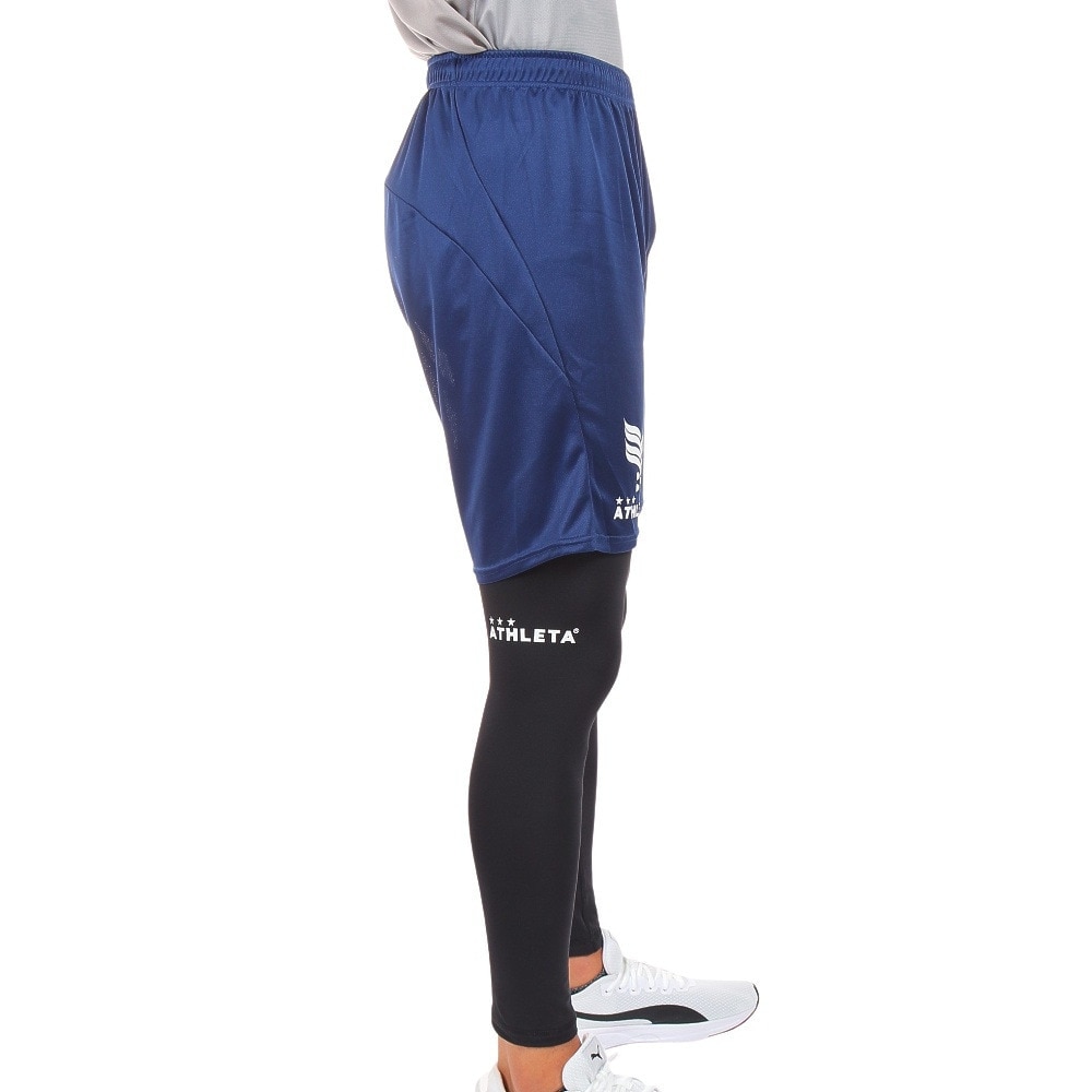 アスレタ（ATHLETA）（メンズ）サッカー フットサルウェア プラクティスパンツインナーセット XE-409 NVY