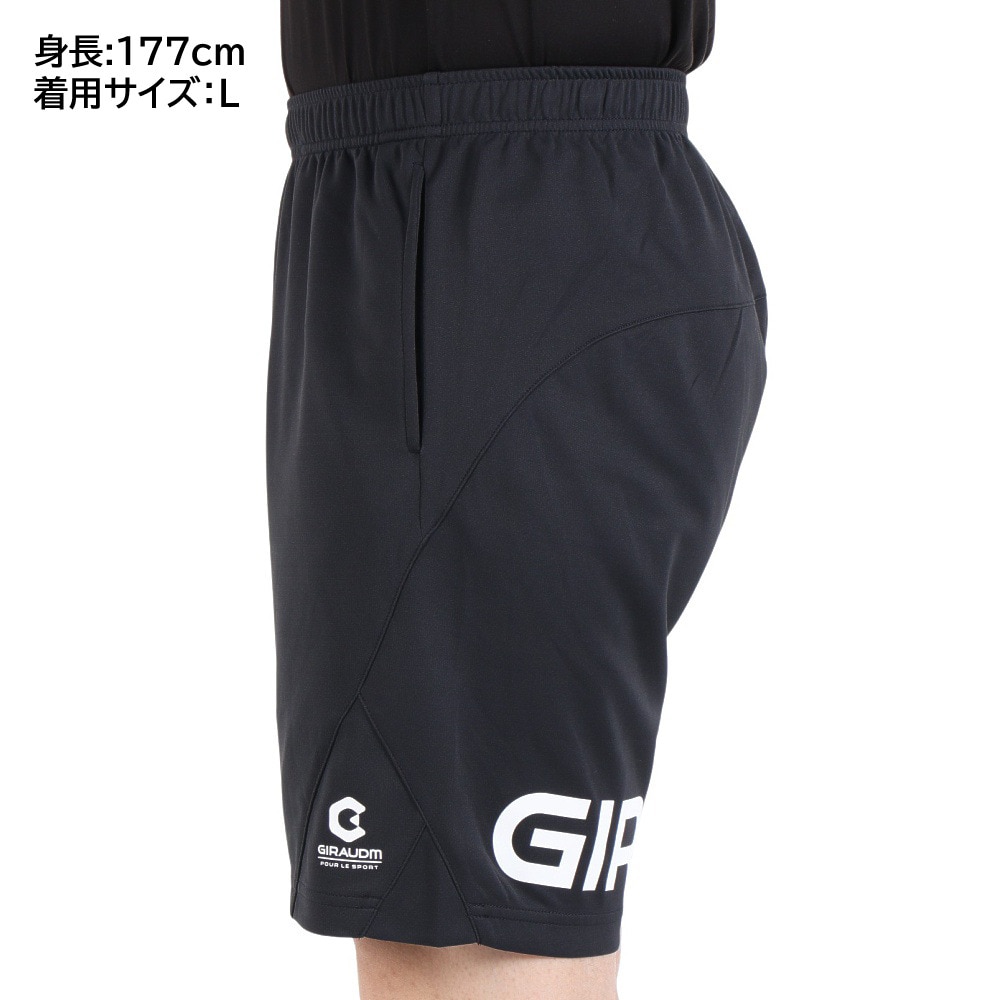ジローム（GIRAUDM）（メンズ）サッカー フットサルウェア ドライプラス プラクティスパンツ WR2S8167-SC741-DGDT BLK