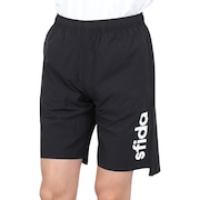 (メンズ)サッカー フットサルウェア ストレッチウーブンショーツ SA-23830 BLK