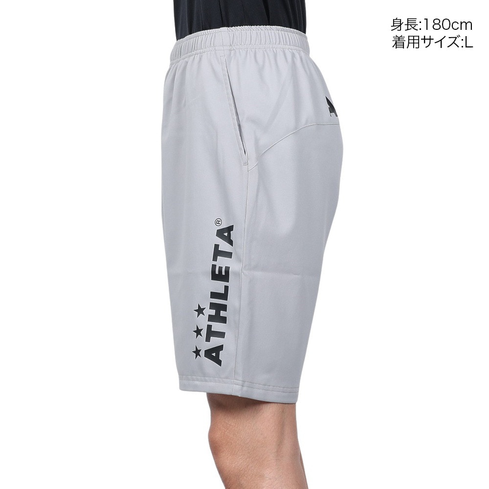 アスレタ（ATHLETA）（メンズ、レディース）サッカー フットサルウェア 定番プラクティスパンツ XE-446 GRY