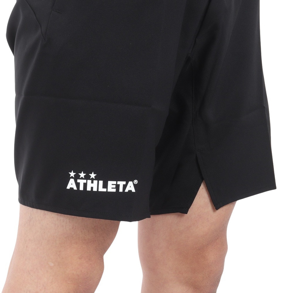 アスレタ（ATHLETA）（メンズ）サッカー フットサルウェア ポケット付きプラクティスパンツ 18018 BLK 速乾