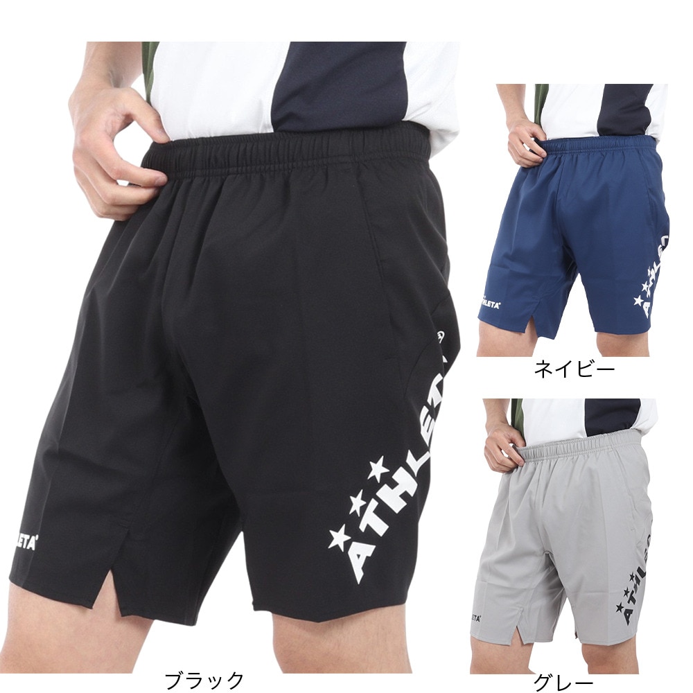 アスレタ（ATHLETA）（メンズ）サッカー フットサルウェア ポケット付きプラクティスパンツ 18018 NVY 速乾