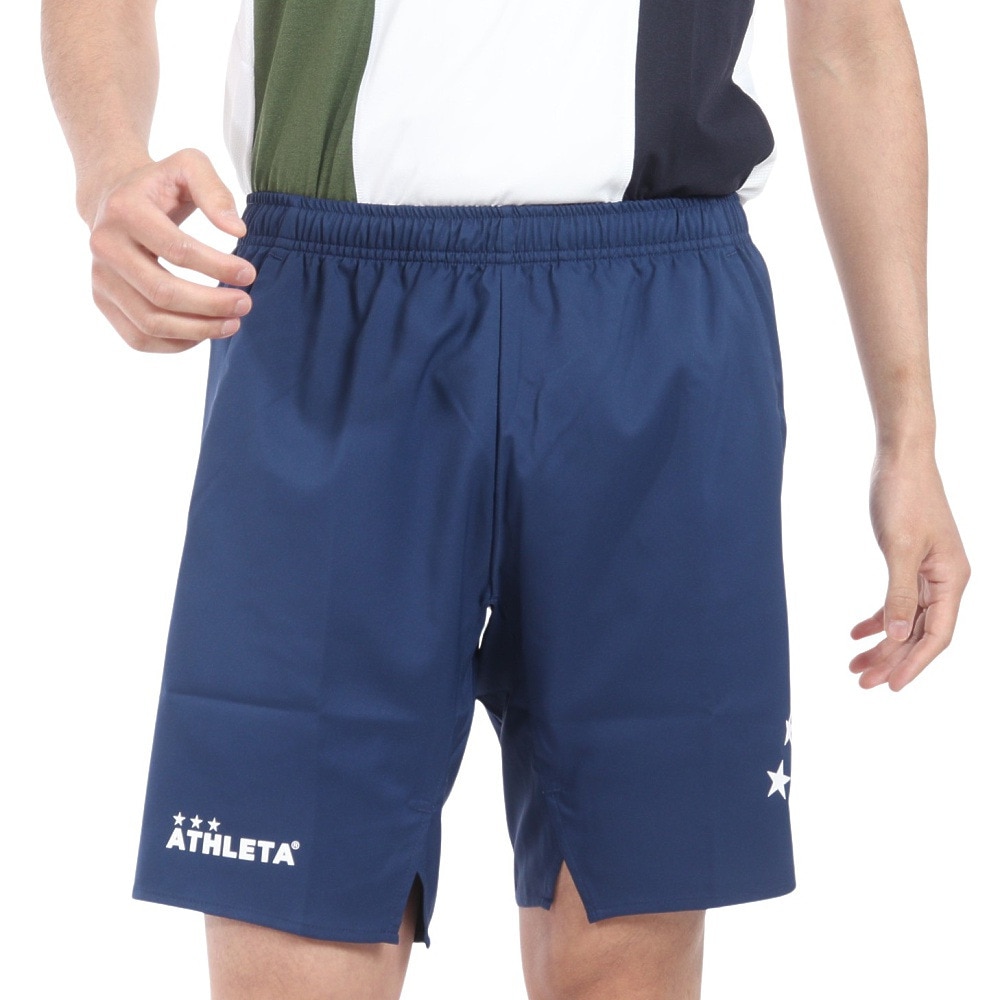 アスレタ（ATHLETA）（メンズ）サッカー フットサルウェア ポケット付きプラクティスパンツ 18018 NVY 速乾