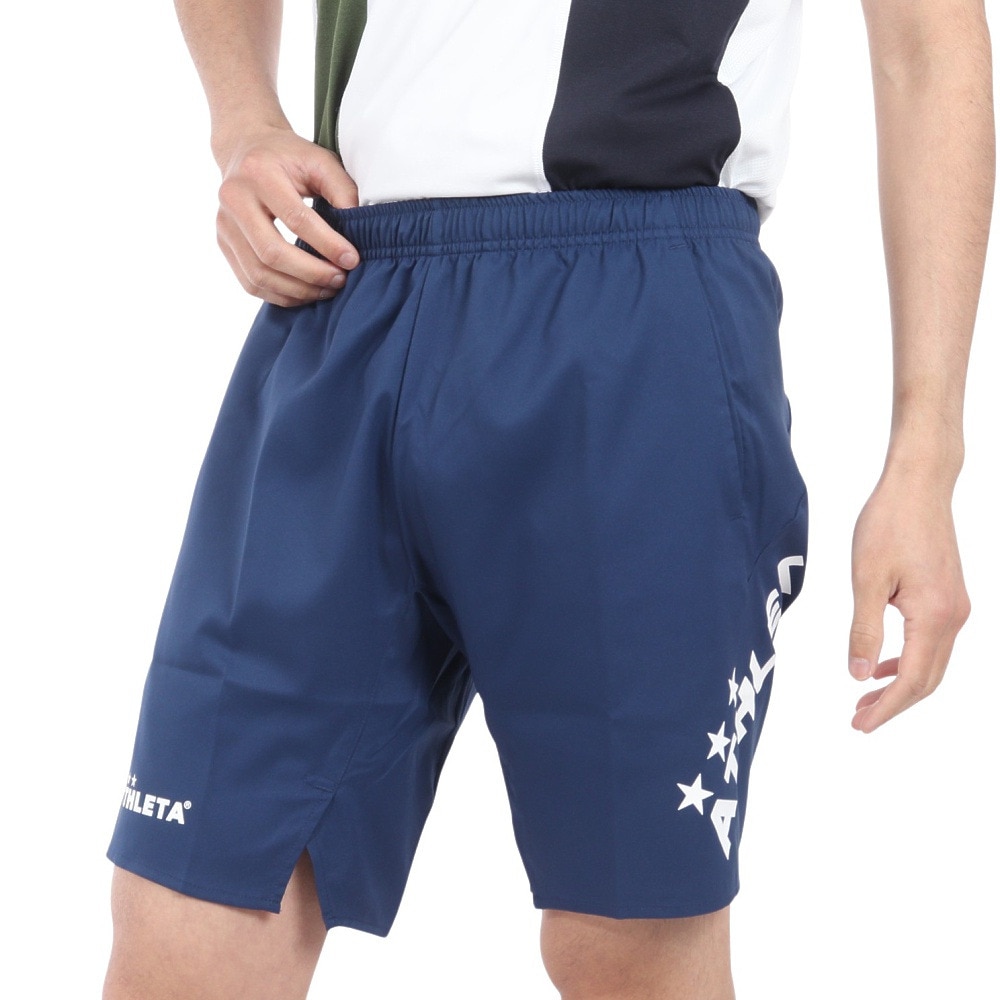 アスレタ（ATHLETA）（メンズ）サッカー フットサルウェア ポケット付きプラクティスパンツ 18018 NVY 速乾