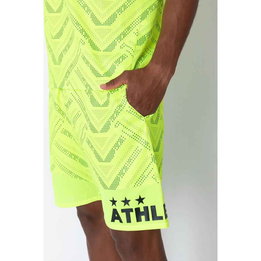 アスレタ（ATHLETA）（メンズ）サッカー フットサルウェア グラフィック プラクティスパンツ 2407 YEL