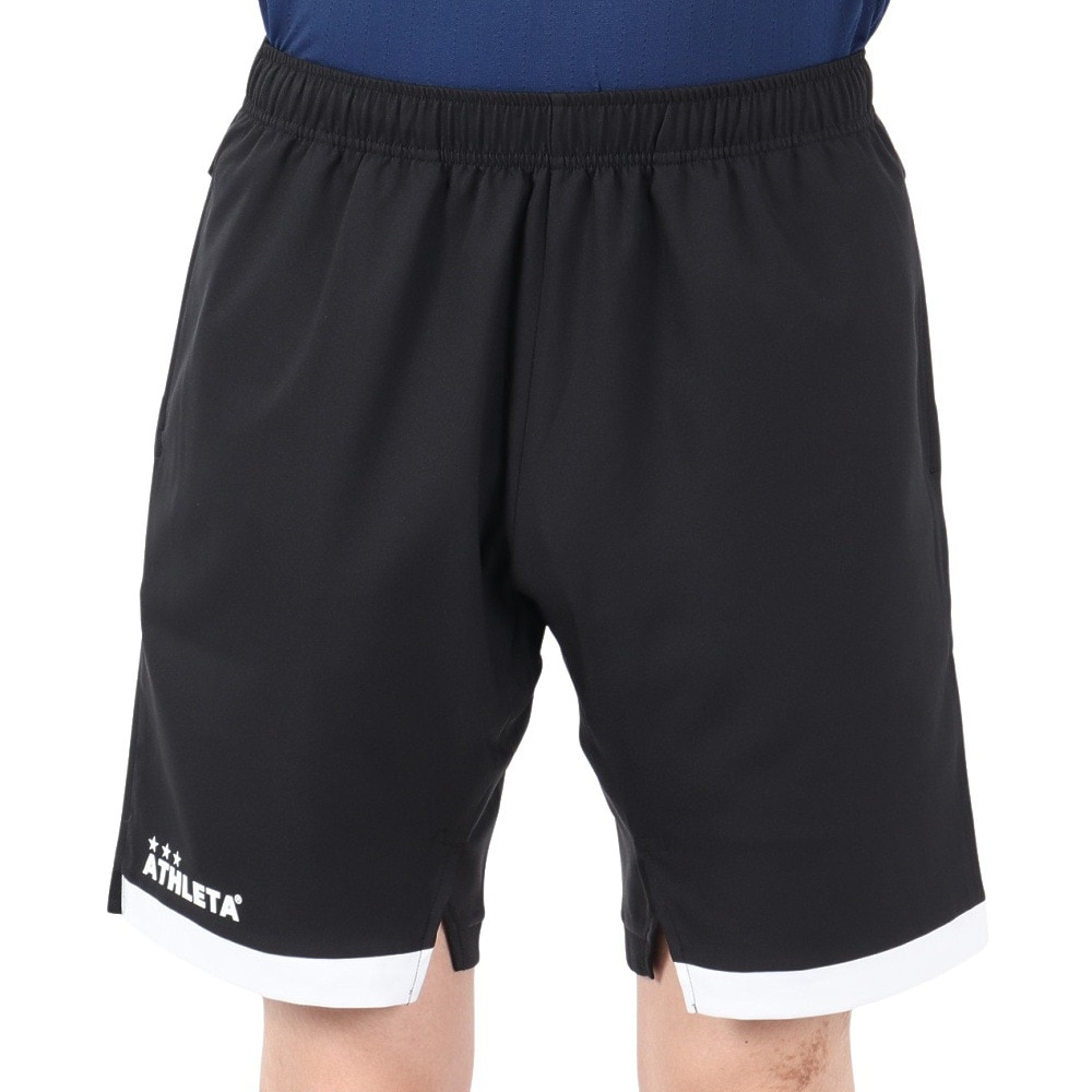 アスレタ（ATHLETA）（メンズ）サッカー フットサルウェア ポケット付きプラクティスパンツ 2422 BLK