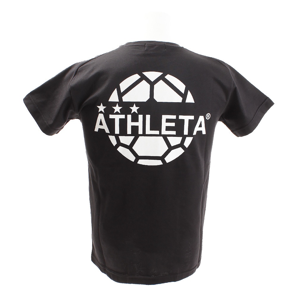 アスレタ（ATHLETA）（メンズ）Tシャツ ロゴ半袖Tシャツ 3015M BLK