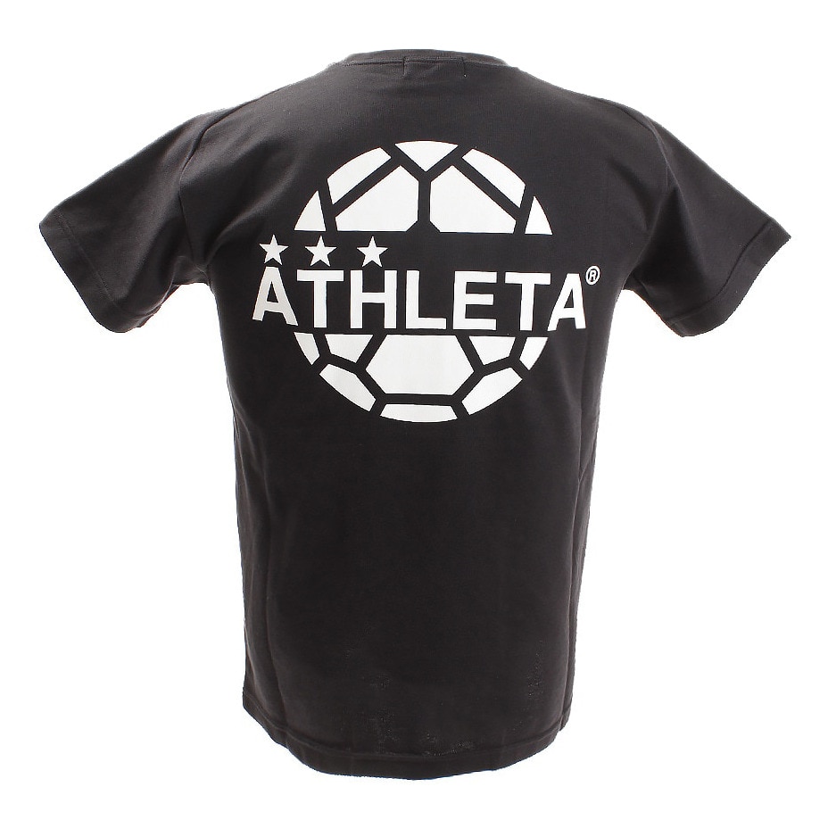 アスレタ（ATHLETA）（メンズ）Tシャツ ロゴ半袖Tシャツ 3015M BLK