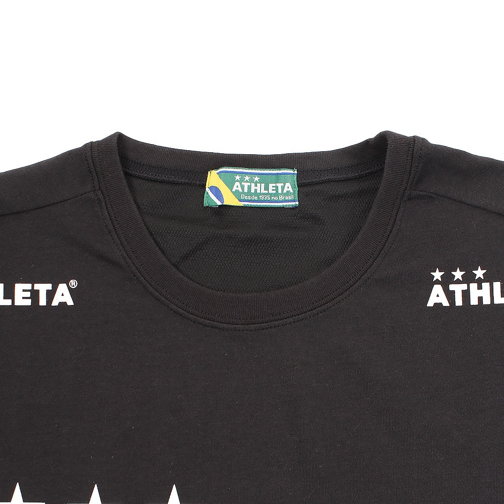 アスレタ（ATHLETA）（メンズ）Tシャツ ロゴ半袖Tシャツ 3015M BLK