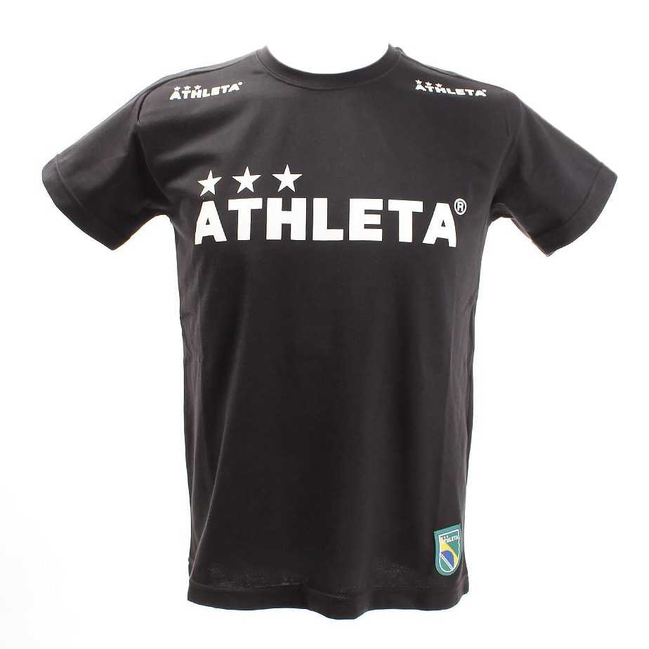 アスレタ（ATHLETA）（メンズ）Tシャツ ロゴ半袖Tシャツ 3015M BLK