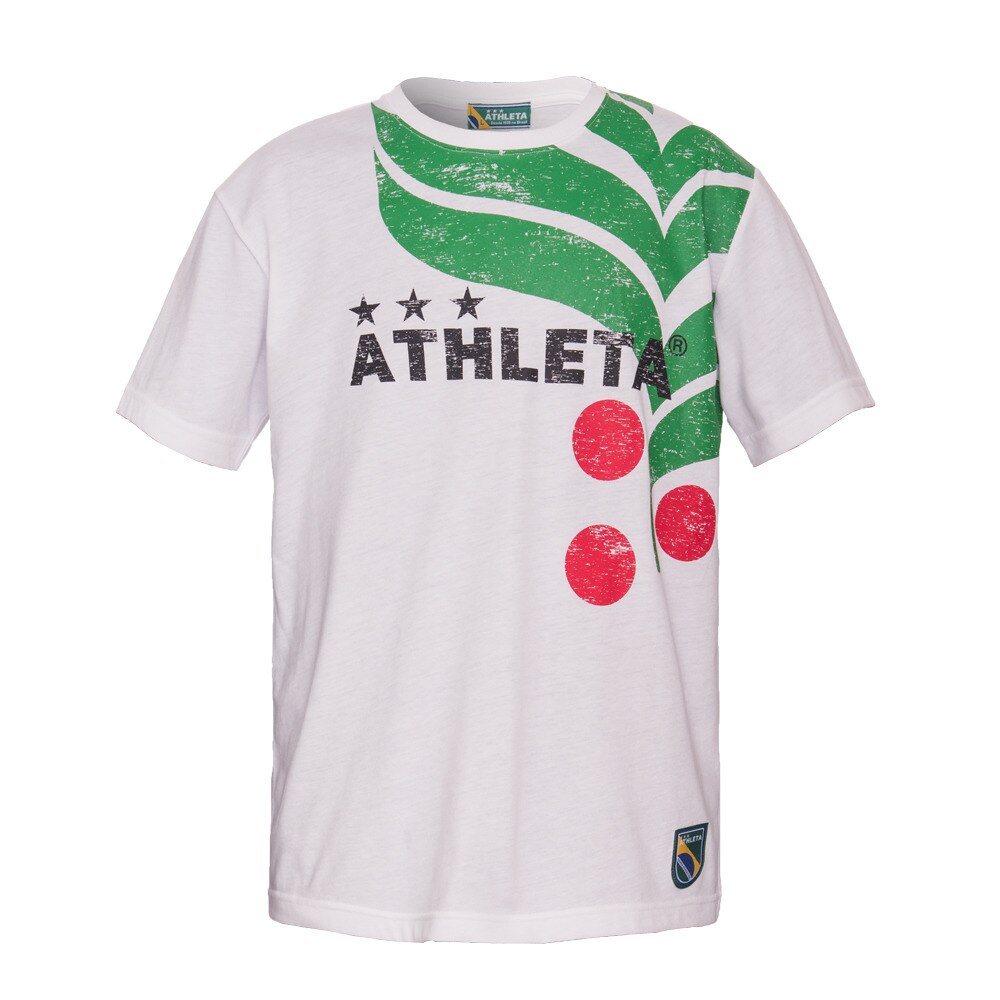  【多少の傷汚れありの為大奉仕】Tシャツ メンズ 半袖 カフェブラロゴ 3323 WHT