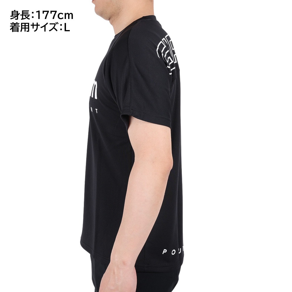 ジローム（GIRAUDM）（メンズ）サッカー フットサルウェア 半袖カラープラシャツ 741GM1UK7655 BLK