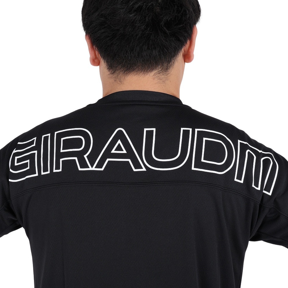 ジローム（GIRAUDM）（メンズ）サッカー フットサルウェア 半袖カラープラシャツ 741GM1UK7655 BLK