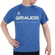ジローム（GIRAUDM）（メンズ）サッカー フットサルウェア 半袖カラープラクティスシャツ 741GM1UK7655 BLU