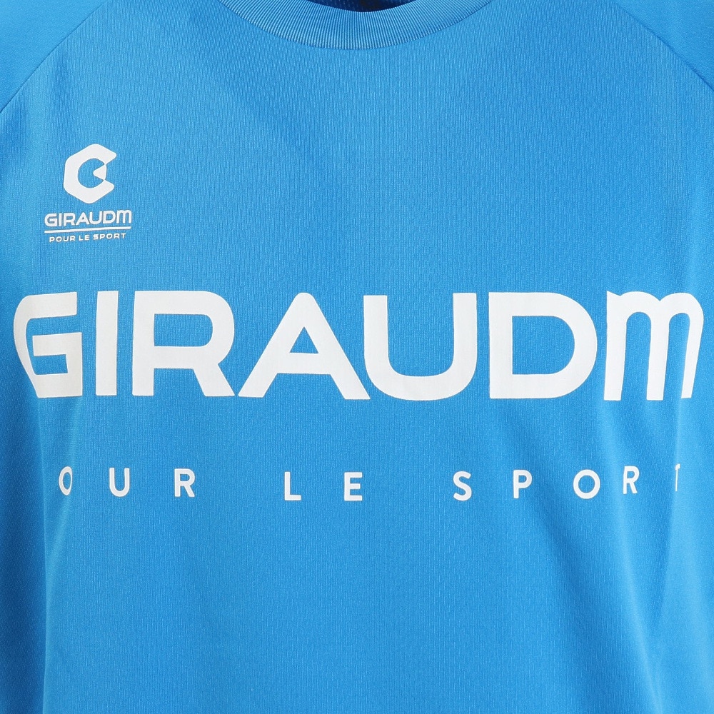 ジローム（GIRAUDM）（メンズ）サッカー フットサルウェア 半袖カラープラシャツ 741GM1UK7655 LBLU